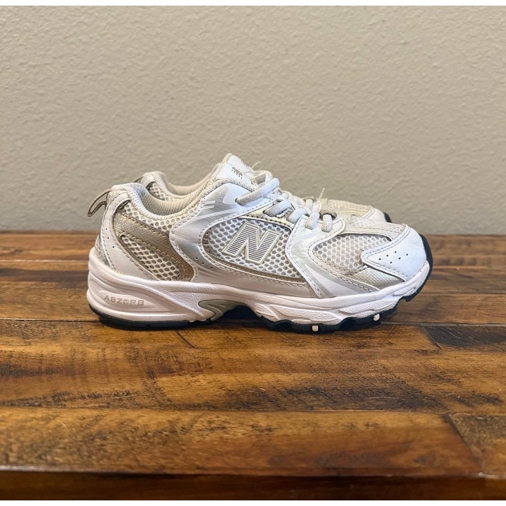 New Balance 530 Kids Bungee Lace Sneakers White